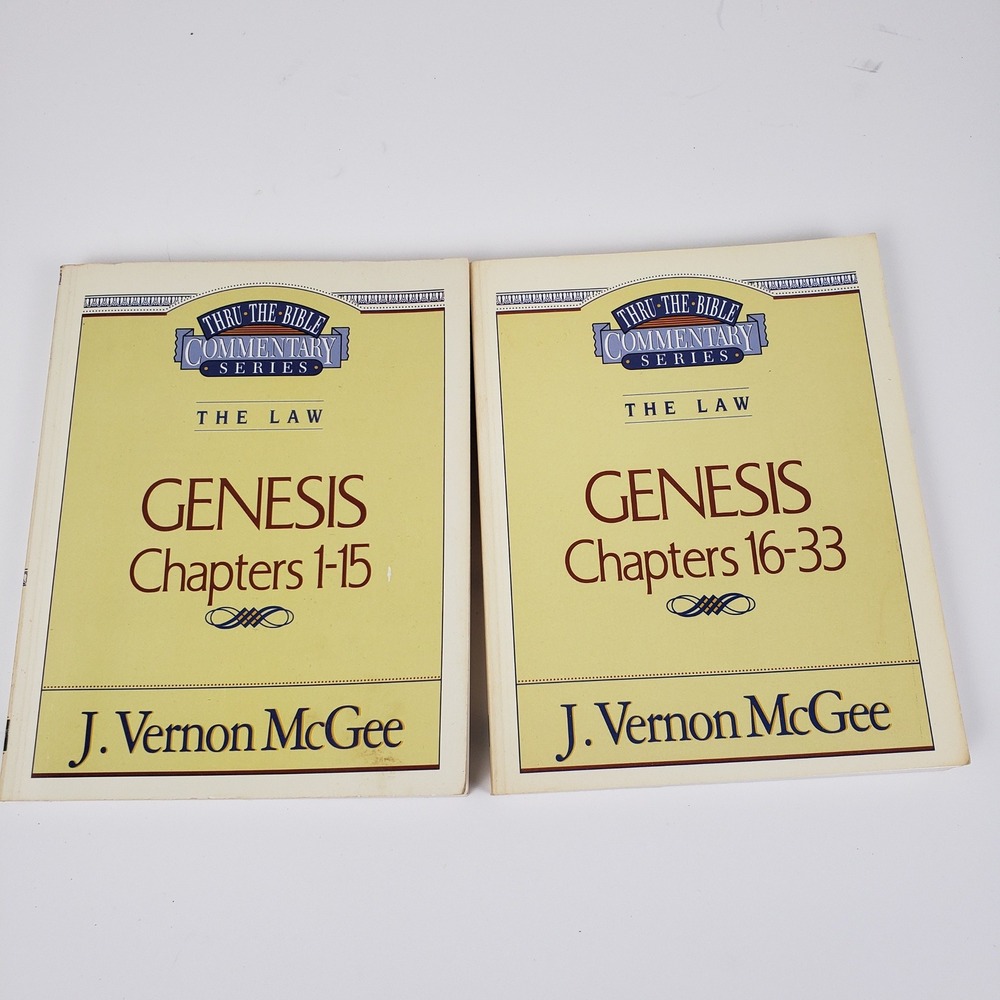 J Vernon McGee Thru The Bible Commentary Genesis Vol 1 & 2 Chapters 1-33 KJV